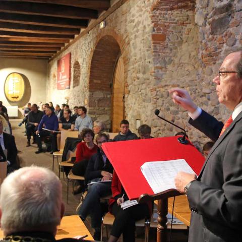 Vente aux enchères des Confréries Viniques d'Alsace - crédit : Confrérie Saint Etienne