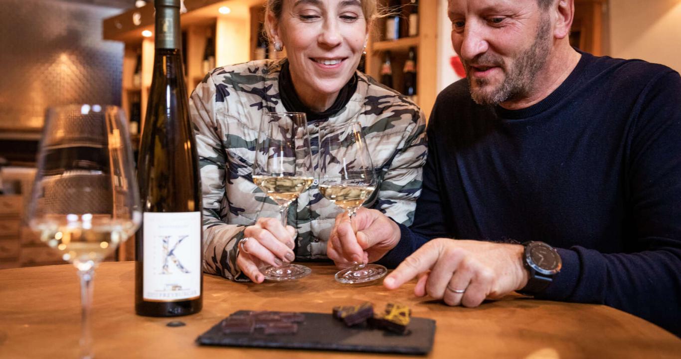 A 100% local tasting with Vincent Strackar's chocolates from Kaysersberg