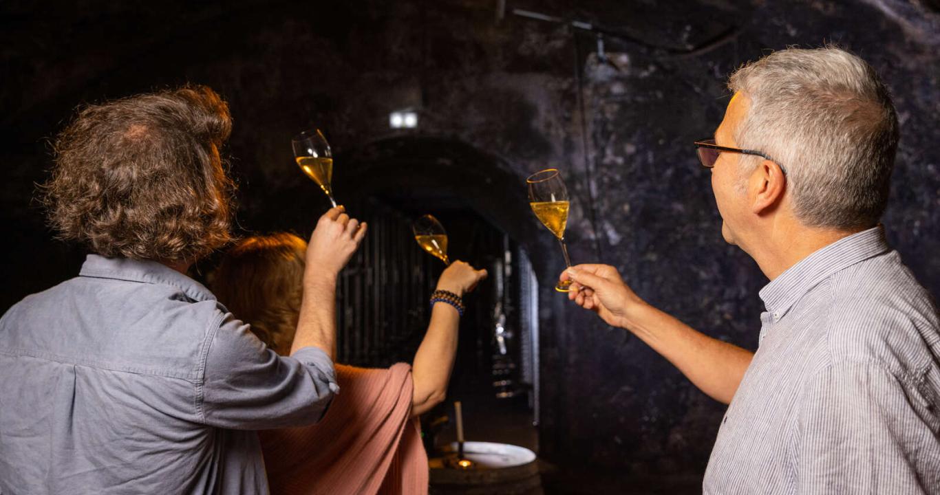 Francis KLE dans les caves de l'Enfer à Ammerschwihr