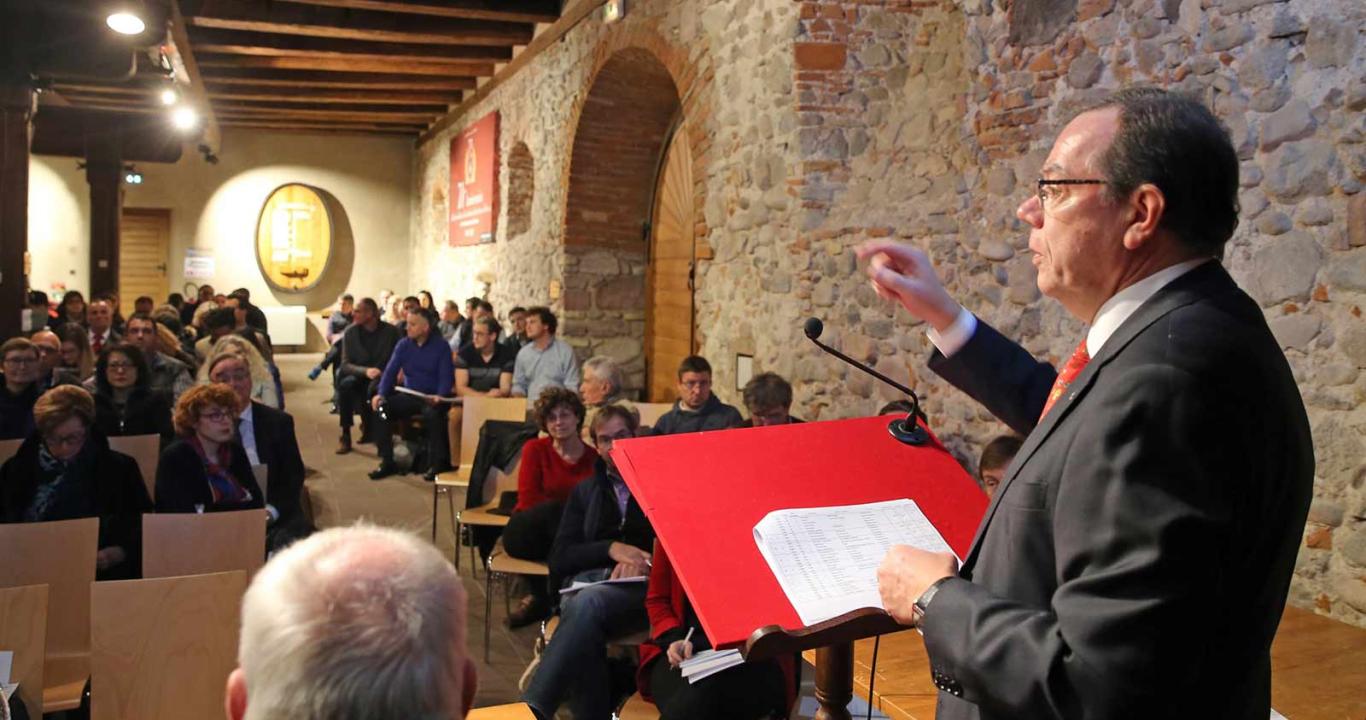 Vente aux enchères des Confréries Viniques d'Alsace - crédit : Confrérie Saint Etienne