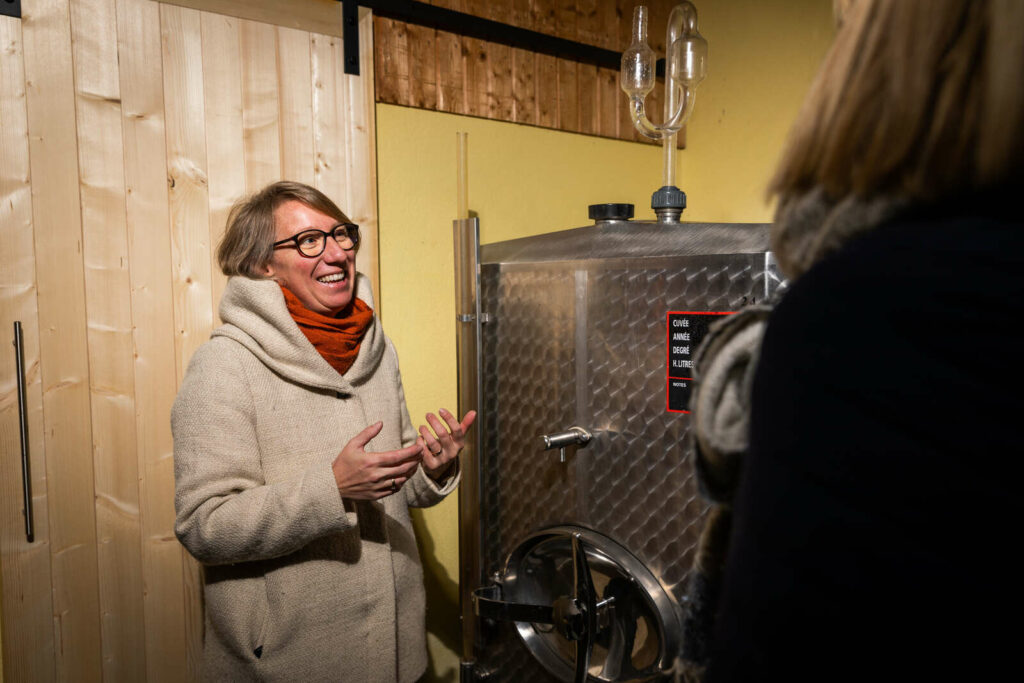Visit the cellar of the family estate