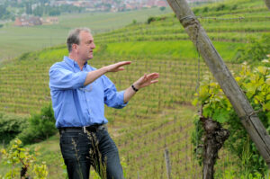 In the vineyard with Jean Baptiste Adam, winemaker