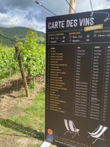 Carte des vins des vignerons de Kientzheim Carte des vins des vignerons de Kientzheim