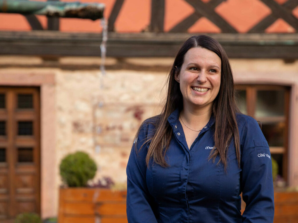 Marie Carrer, Cheffe du restaurant Côté Vigne à Kientzheim