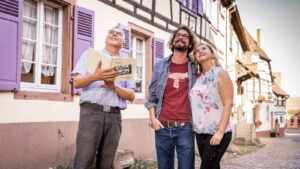Francis est intarissable sur l'histoire du village alsacien